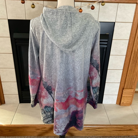 Creation Full Front Zip Hoodie, Women’s Sz L - Picture 6 of 10